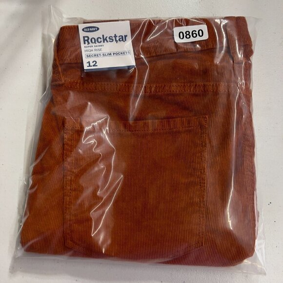 Old Navy Women's Rockstar Super Skinny High Rise Secret Slim Pockets 12 NWT - Picture 12 of 12